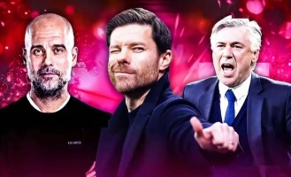 AI 评选当今足坛五大最佳主帅，瓜迪奥拉领衔、斯洛特第三