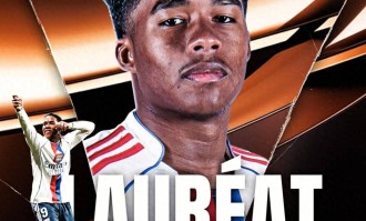 19岁皇马前锋冬窗外租至里昂 3轮3球1助 当选法甲1月最佳球员