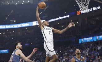 麦凯恩21分霍姆格伦15+7 雷霆击败篮网